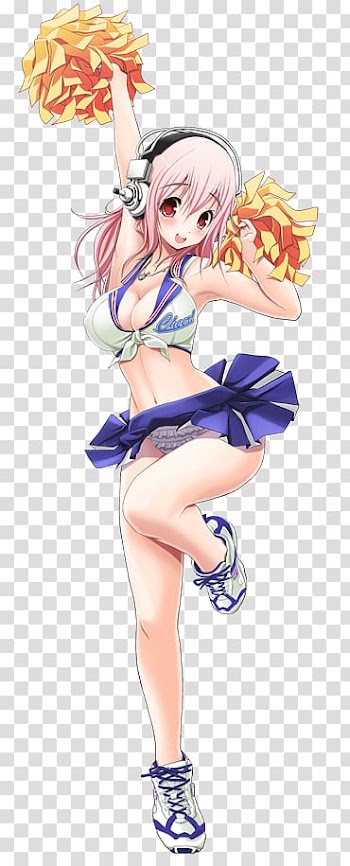 Mangaka Pin-up girl Desktop Anime, super sonico transparent background PNG clipart