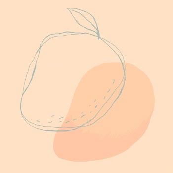 Mango cute fruit vector design space