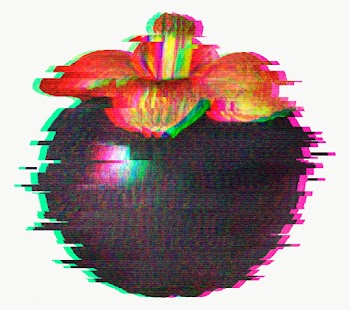 Mangosteen with a glitch effect sticker overlay | Free  transparent png - 2355225