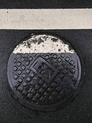 Manhole on Road