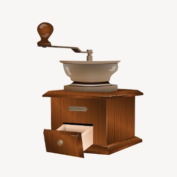 Manual coffee mill clipart, tool | Free Vector - rawpixel