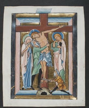 Manuscript Leaf with the Deposition, | Free Photo - rawpixel