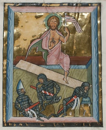 Manuscript Leaf with the Resurrection, | Free Photo - rawpixel