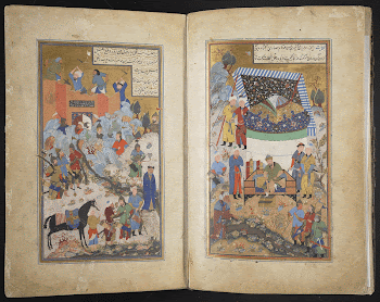 Manuscript of the Baharistan, confronting | Free Photo - rawpixel