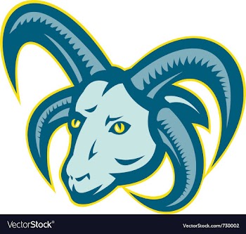  					Manx loaghtan isle of man ram vector&nbsp;image														