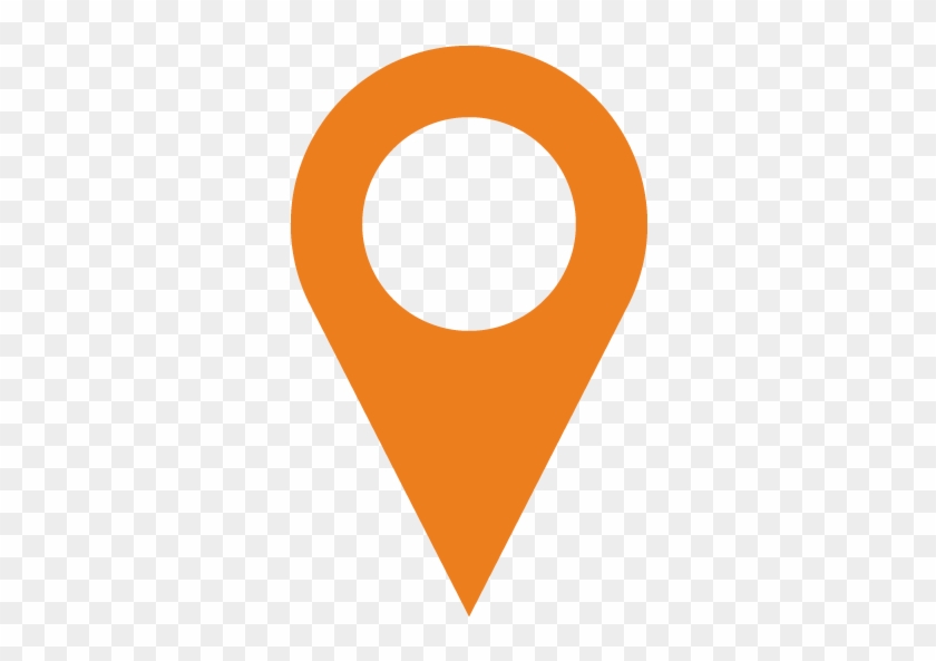 Map Marker Orange - Location Icon Png Orange