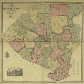 Map of Allegheny County, Pennsylvania, | Free Photo - rawpixel