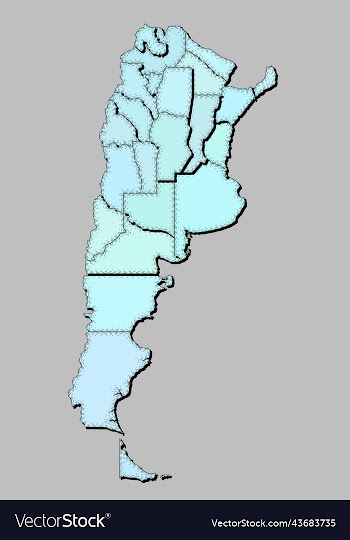 map of argentina