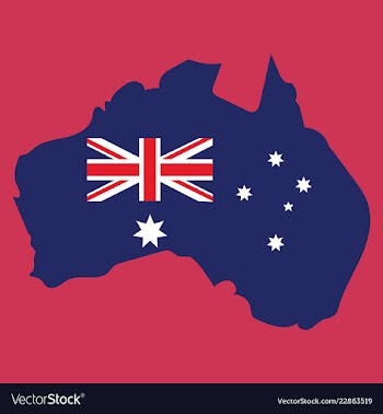Map of australia vector image