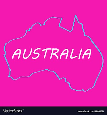 Map of australia vector image