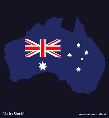 Map of australia vector image