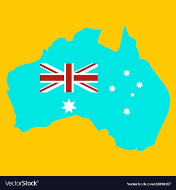 Map of australia vector image