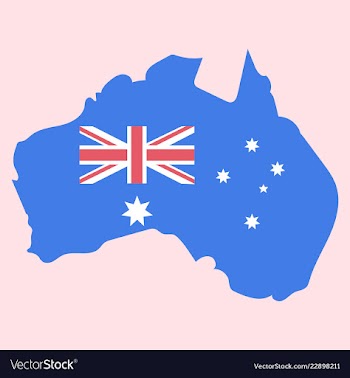 Map of australia vector image