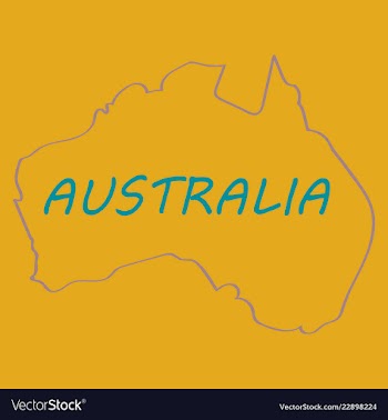 Map of australia vector image