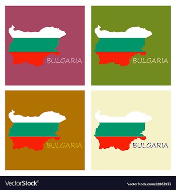 Map of bulgaria icon vector image