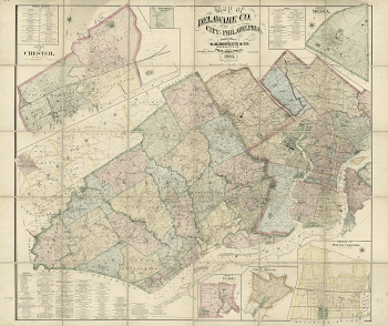 Map of Delaware Co. and | Free Photo - rawpixel