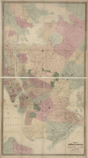Map of Kings County : | Free Photo - rawpixel