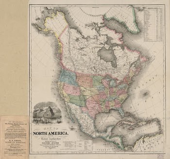 Map of North America from the latest | Free Photo - rawpixel