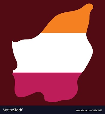Map of san marino with flag isolated flag and map vector image