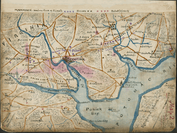 [Map of the lower Potomac | Free Photo - rawpixel