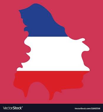 Map of yugoslavia vector image