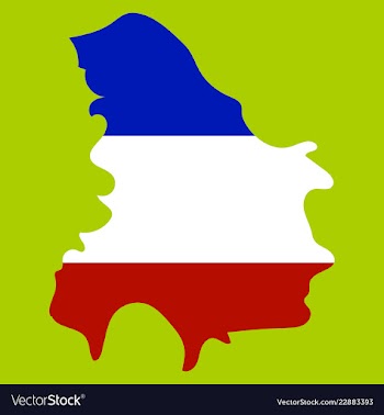 Map of yugoslavia vector image