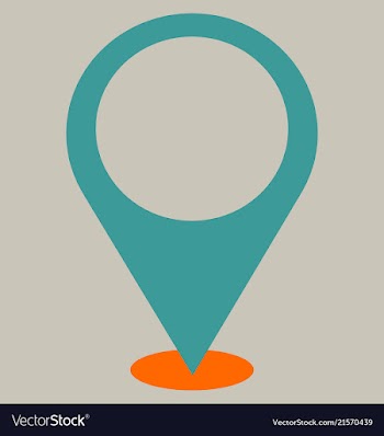 Map pin indicate location vector image