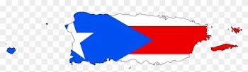 Map Puerto Rico Flag Clipart - Puerto Rico Map Cartoon