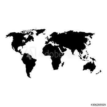 map world earth design
