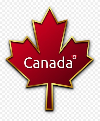 Mapel Leaf - Red And Gold Canada Maple Leaf Round Ornament