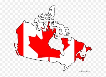 Maple Leaf Clipart Canada - Mapa Y Bandera De Canada