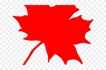 Maple Leaf Clipart Fall Leaves - Red Maple Leaf Clip Art