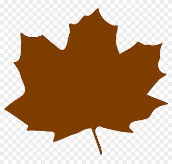 Maple Leaf Clipart Graphic - Brown Fall Leaf Clip Art