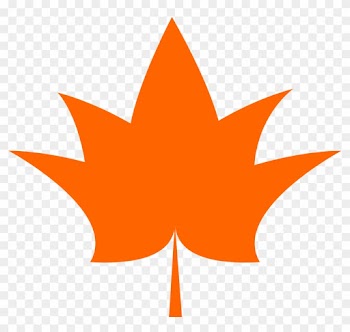 Maple Leaf Clipart November - Clip Art One Color