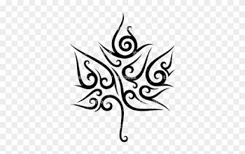 Maple Leaf Clipart Tribal - Symbol