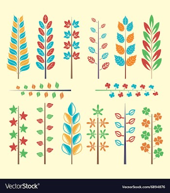  					Maple Leaf Ornament Collection vector image														