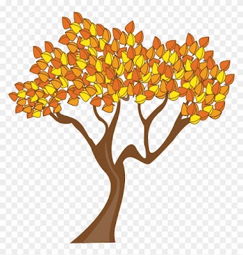 Maple Leaf Silhouette Clip Art Download - Tree In Autumn Clipart