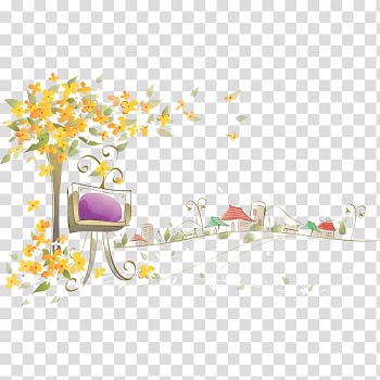 Maple leaf, Yellow maple leaf TV transparent background PNG clipart