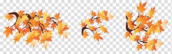 Maple leaves illustration, Autumn Branch , Autumn Branches with Leaves transparent background PNG clipart