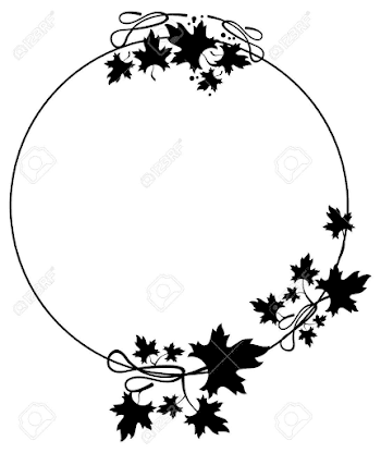 Maple Wreath Clipart Black And White & Clip Art Images #11442 ...