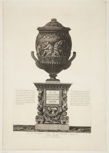 Marble vase ornamented with frieze | Free Photo - rawpixel