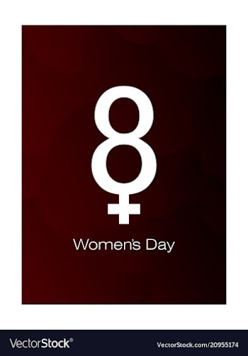 March 8 international women day paper cutout vector image