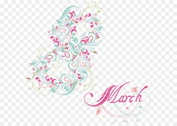 March 8 International Women's Day Clip art - 8 March Decoration PNG Clipart Picture 