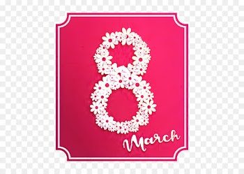 March 8, International Womens Day, Symbol, Pink, Ornament PNG