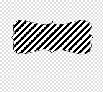 Marcos, black and white striped ribbon template transparent background PNG clipart