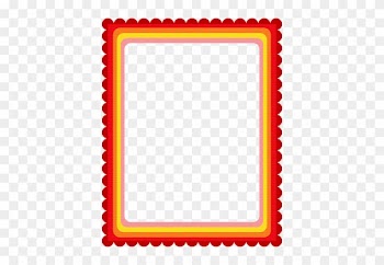 Marcos Cuadrados Para Fotos - Scalloped Border Clip Art