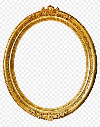 Marcos De Oro Espejo Adorno Clip Art - Frames Vintage Gold Png