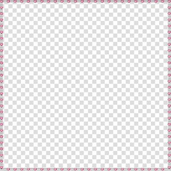Marcos en, pink hearts borderline illustration transparent background PNG clipart