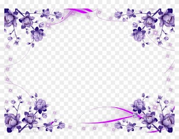 Marcos Gratis Para Fotos Bautizo Png Hot Girls Wallpaper - Purple Flower Border Png