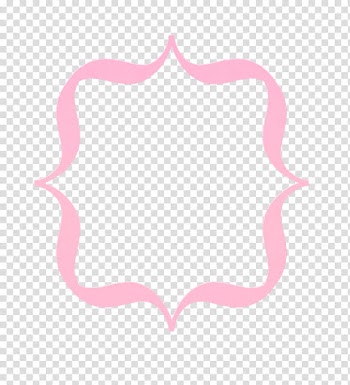 Marcos para shop, pink frame illustration transparent background PNG clipart